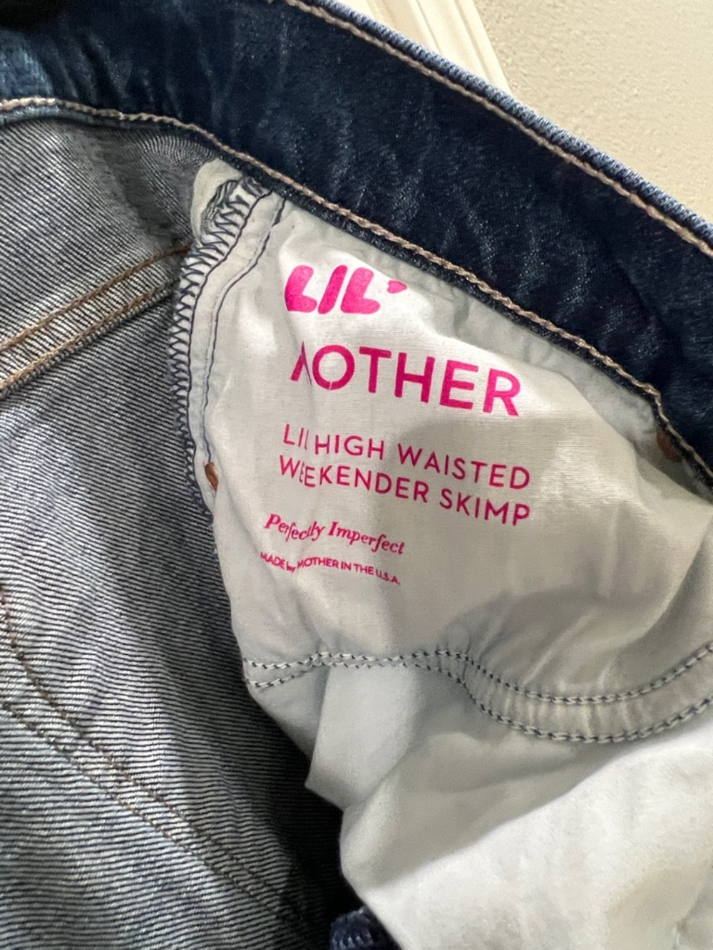 Mother Superior lil high waisted weekender skimp jeans size 31 - Picture 3 of 5